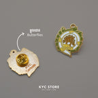 Dinosaur (ចម្លាក់រូបដាយណូស័រ) Lapel Pin