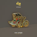 Khmer - Cyclo (សុីក្លូ) Lapel Pins