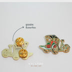 Khmer - Cyclo (សុីក្លូ) Lapel Pins