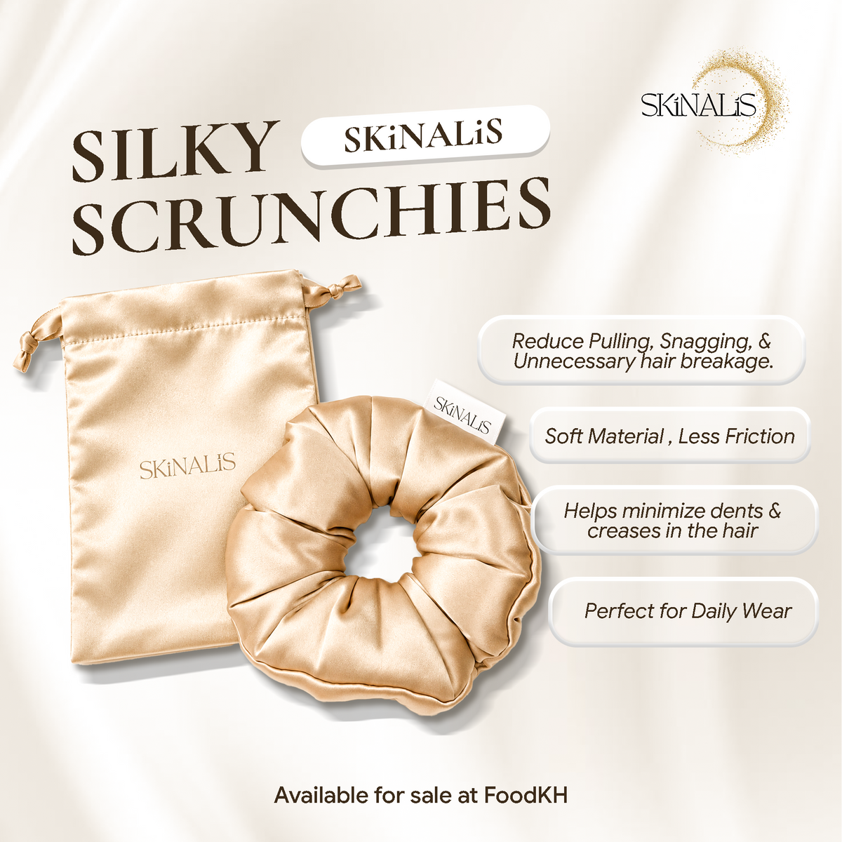 Skinalis Mulberry Silk XL Scrunchies