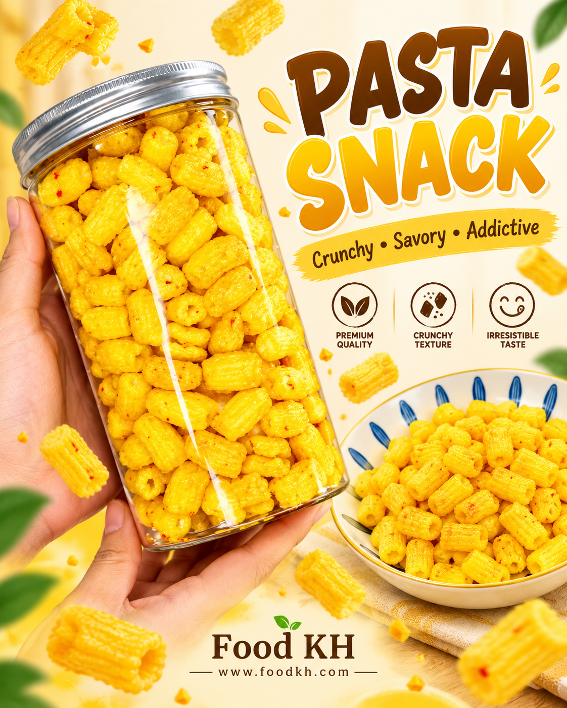 Crispy Pasta Snack នំនុយ-  (250g)