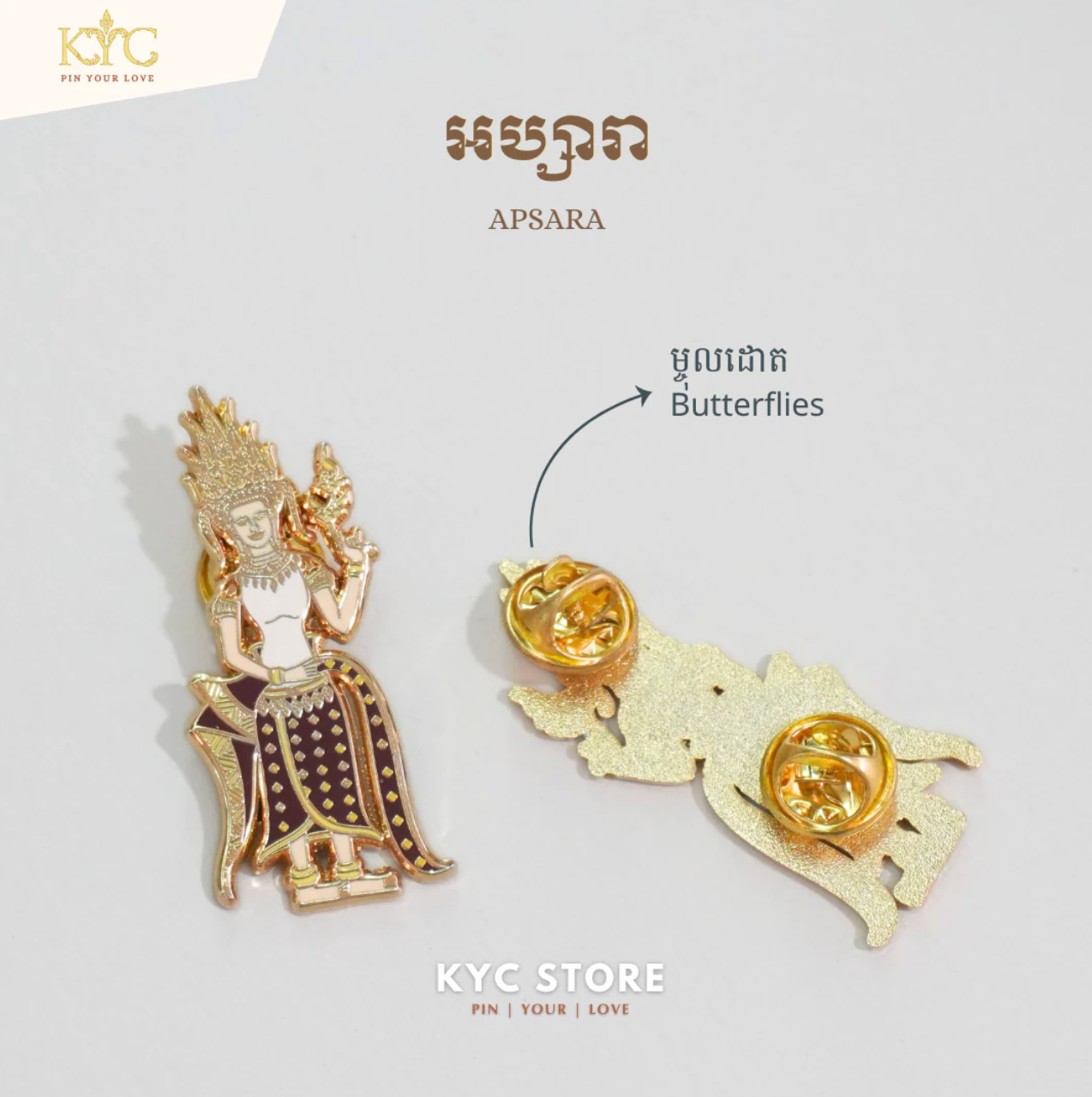 Apsara Lapel Pins