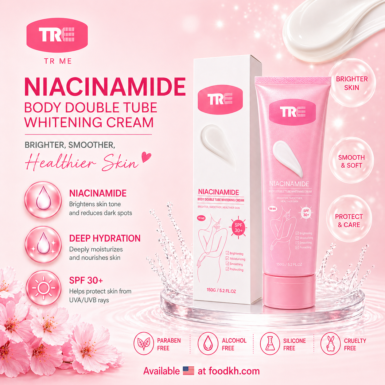 TRE Niacinamide Whitening Cream (150g)