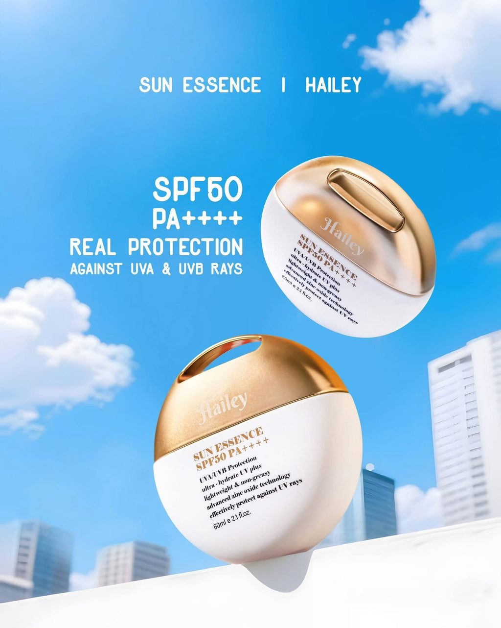 Hailey Sun Essence SPF 50 PA++++ (60ml)