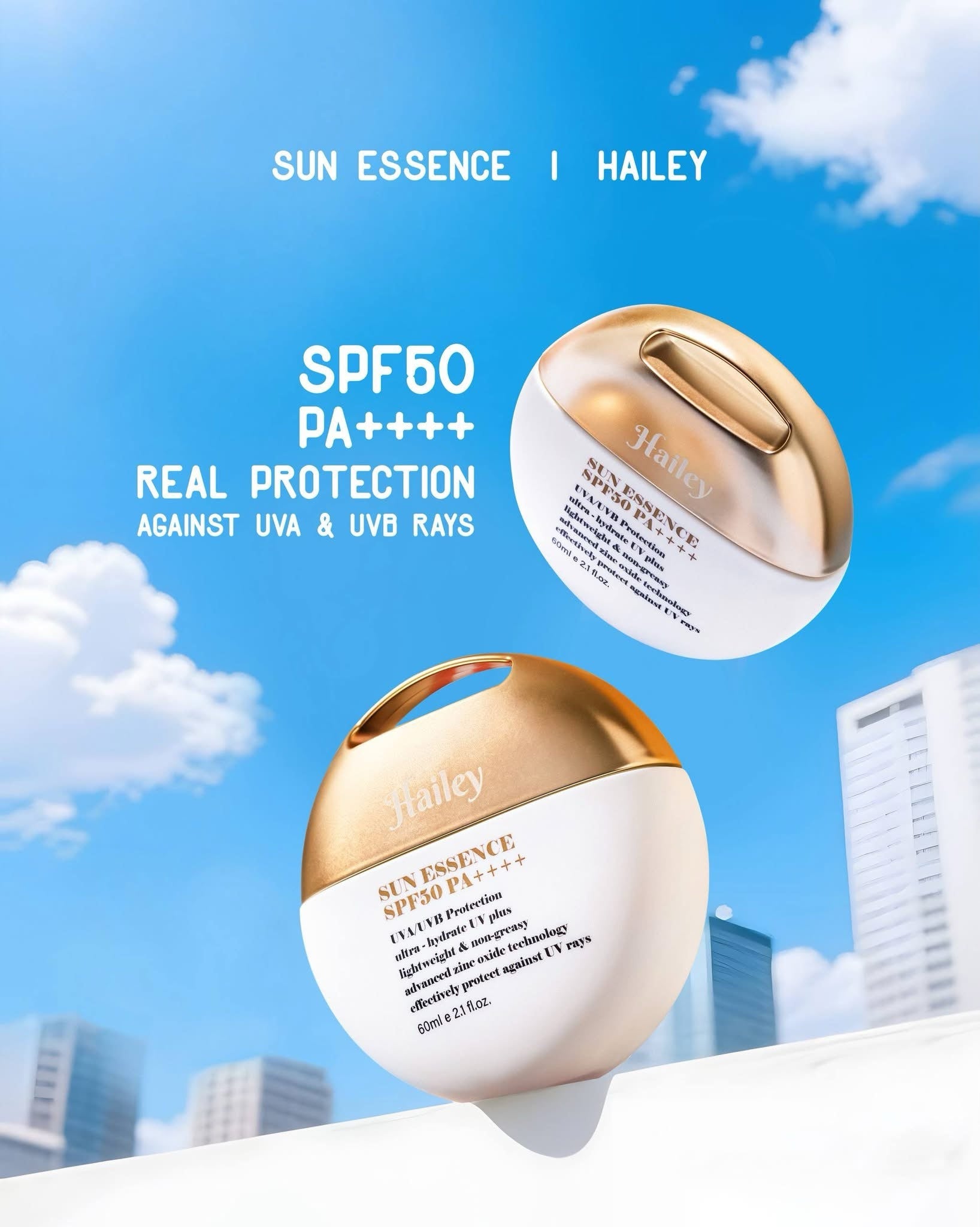 Hailey Sun Essence SPF 50 PA++++ (60ml)