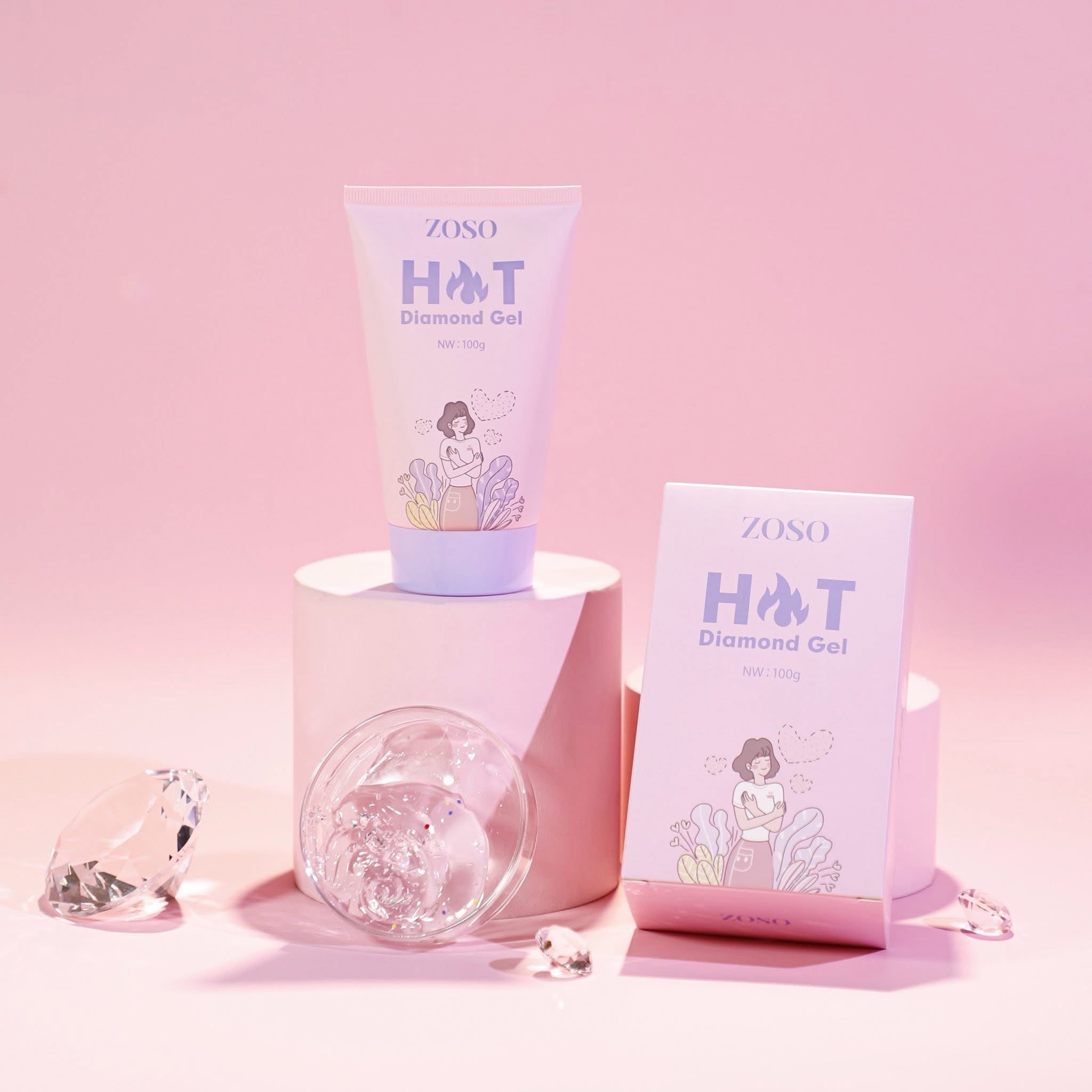 ZOSO Hot Diamond Gel (100g)